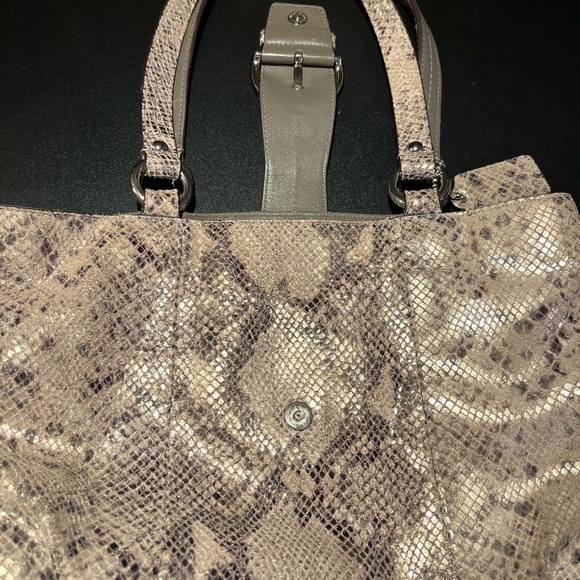 Coach Soho Python Embossed Exotic Faux Leather Bag - Picture 12 of 12